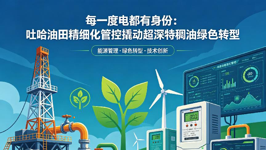 每一度电都有身份：吐哈油田精细化管控撬动超深特稠油绿色转型