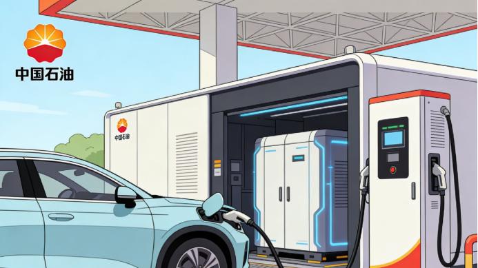 加油站巨头的“闪电战”：中国石油让“换电”像加油一样方便