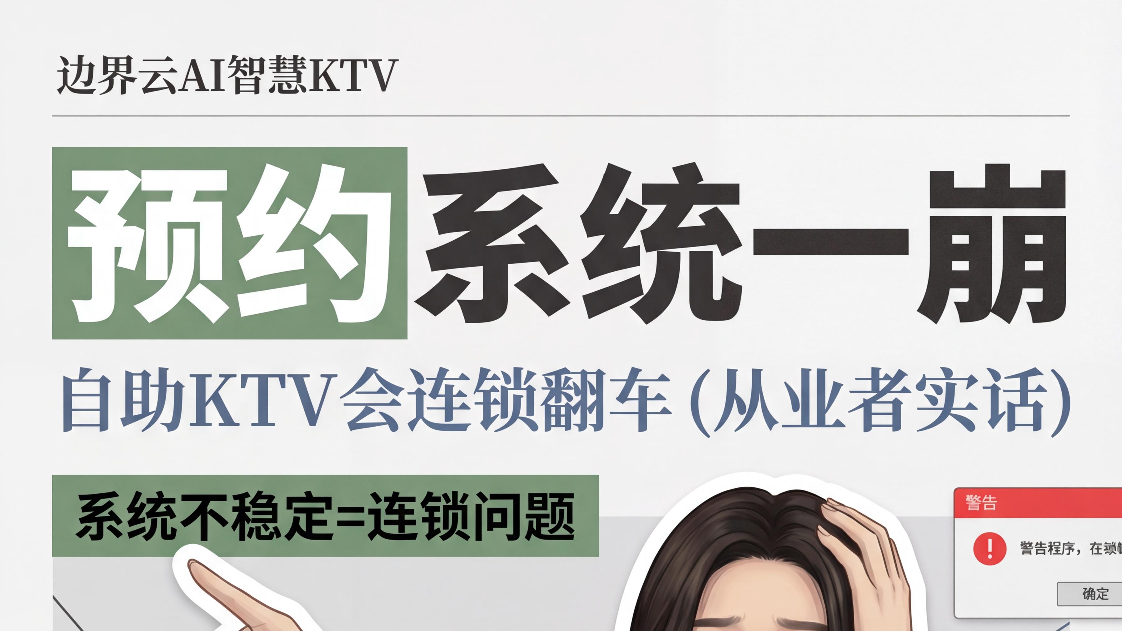 自助KTV预约系统崩溃时，现场究竟会发生什么？从业者总结三条保命经验