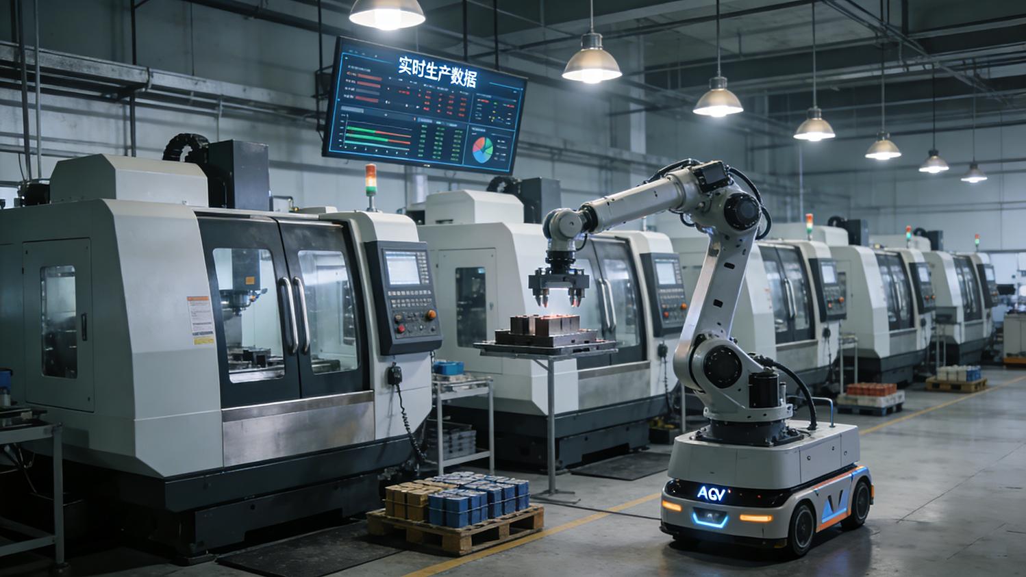 清峦福兴智能工厂：AI机床+智能生产系统+搬运机器人，赋能滕州智造新标杆