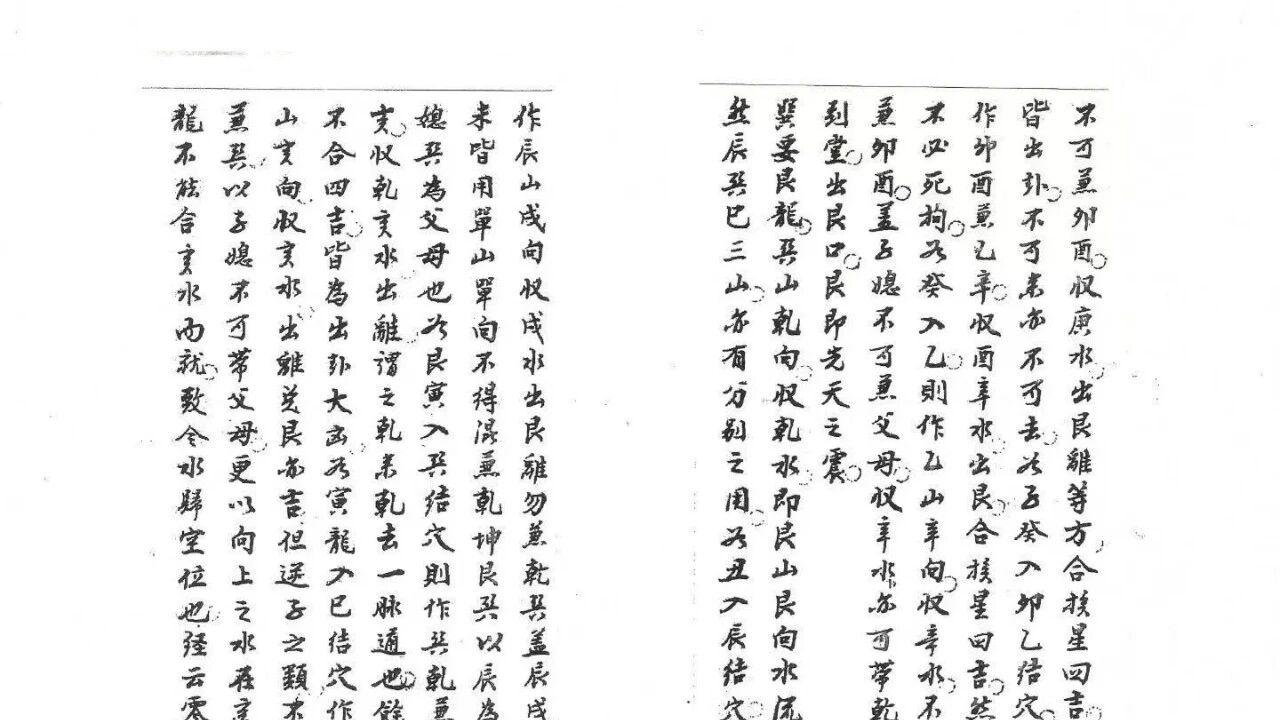 清代风水名师真传·地理择吉秘典｜李德翰著录《二十四山配六甲吉凶》106筒子页两册全汇