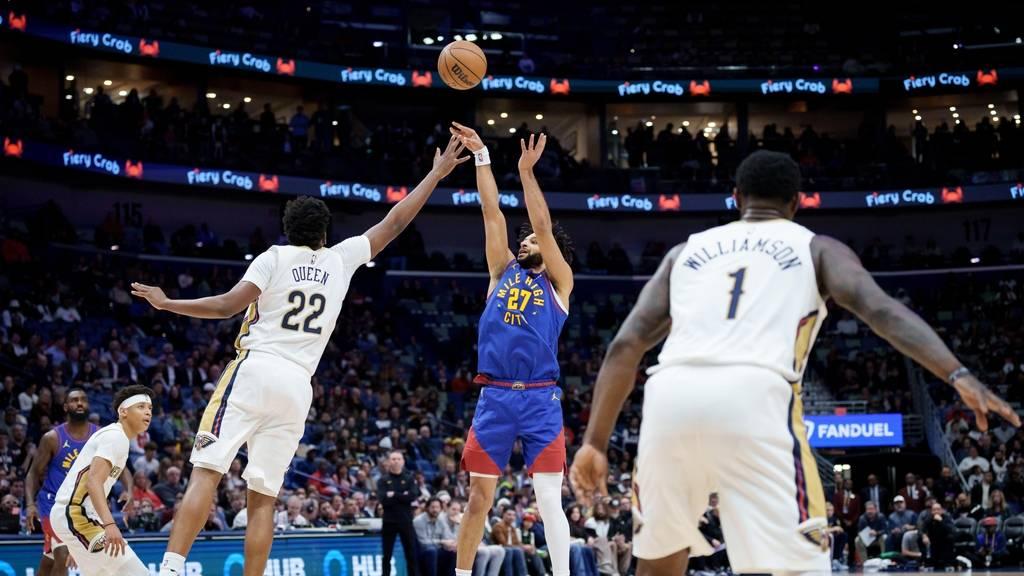 穆雷35分沃特森31+7+5 掘金险胜鹈鹕