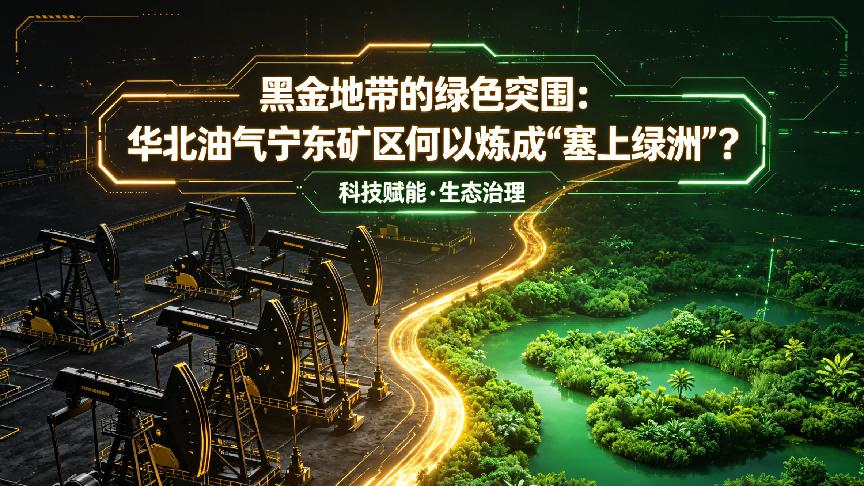黑金地带的绿色突围：华北油气宁东矿区何以炼成“塞上绿洲”？