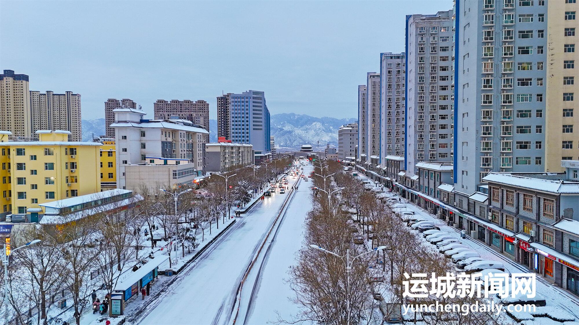 雪落河东绘新景