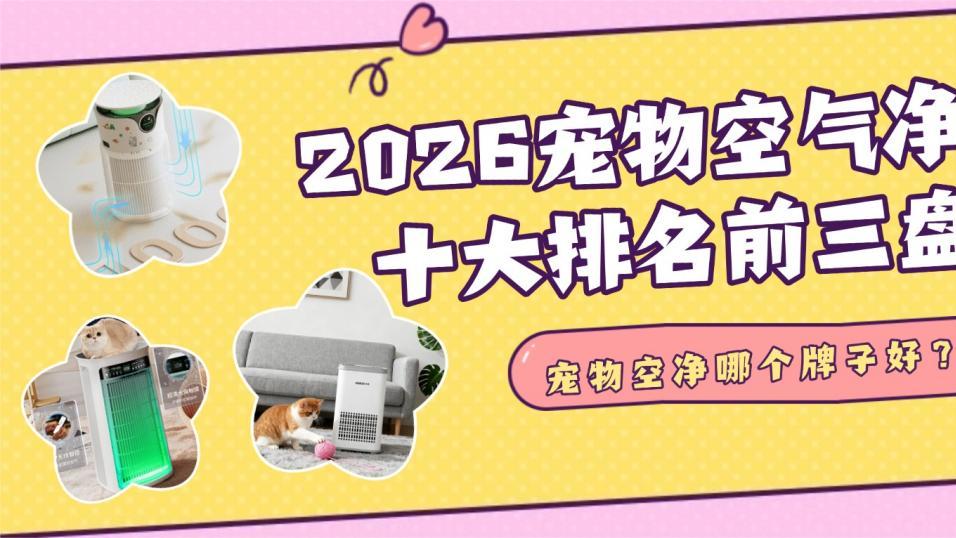 宠物空气净化器哪个牌子好？2026宠物空气净化器十大排名前三盘点