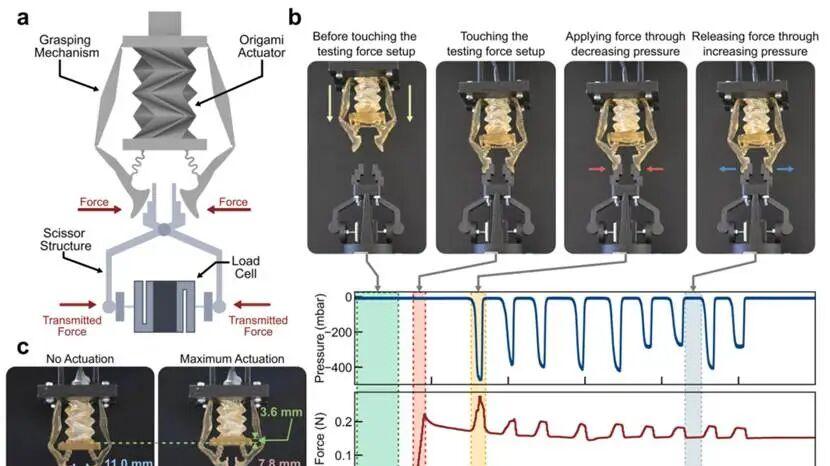 Advanced Science | 大豆油也能做软体机器人？折纸结构+生物基材料，2000次循环无