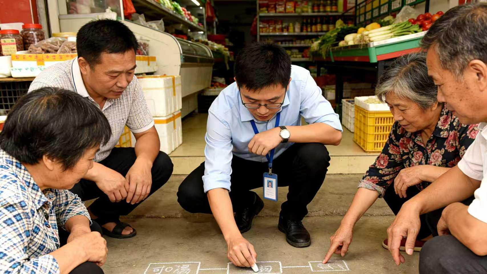 AI时代，蹲在菜店地上的文科生和他两个文科班同学改变世界的故事