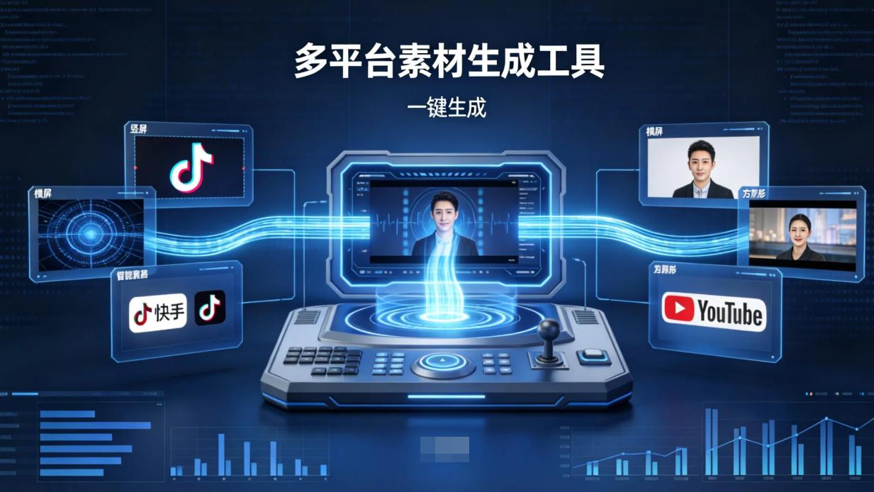 一键生成多平台短视频素材：破解适配耗时，上架提速翻倍