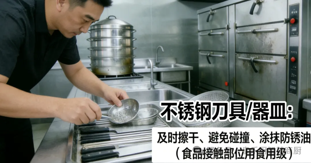 不锈钢后厨设备清洗维护指南，延长寿命还卫生！