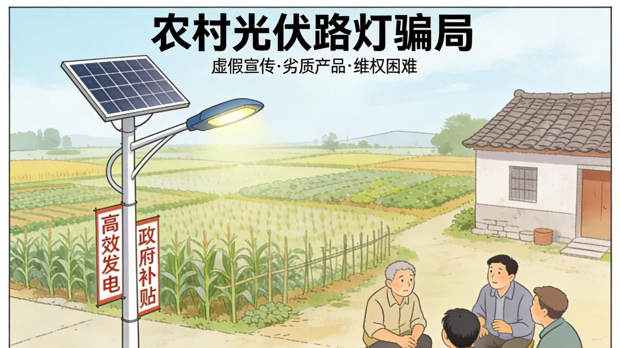 免费光伏路灯陷阱大揭秘：农村新能源骗局为何屡禁不止？