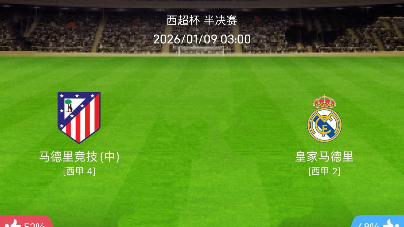 稳胆近17红14，今日足球赛事分析：马德里竞技vs皇家马德里