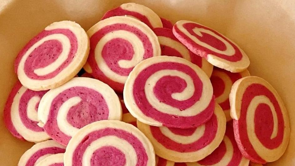 火龙果饼干！这颜值绝了，一口酥到心里！