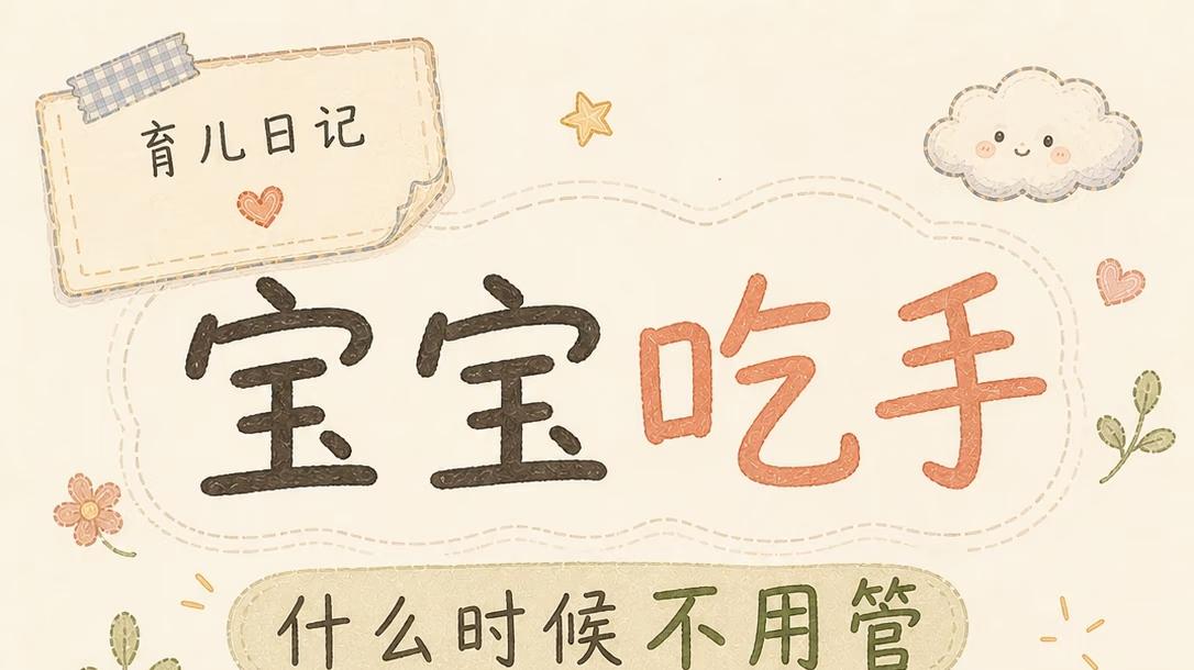 宝宝吃手到底要不要管？先别急着阻止