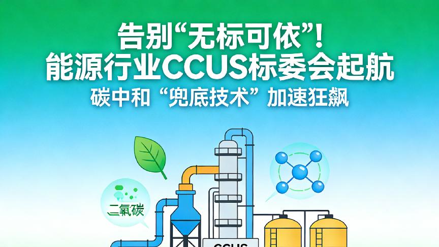 能源行业CCUS标委会起航，碳中和“兜底技术”加速狂飙