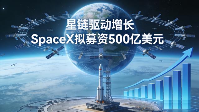 星链驱动增长，SpaceX 拟募资 500 亿美元