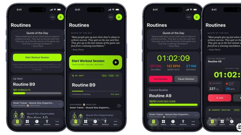 SmartGym大规模更新：拉伸建议、训练段落、训练负荷等功能全面升级