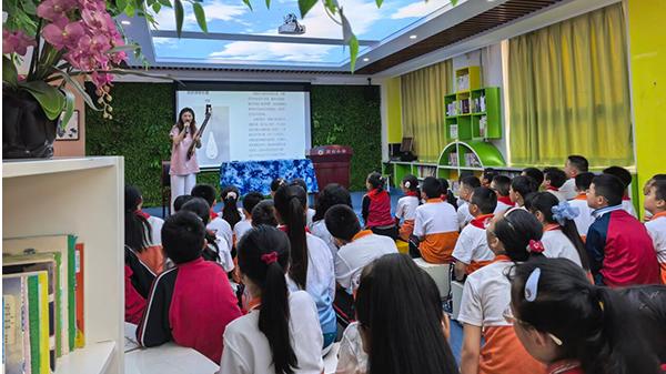陕西广电民乐团走进略阳高台小学 奏响民乐传承"童音"