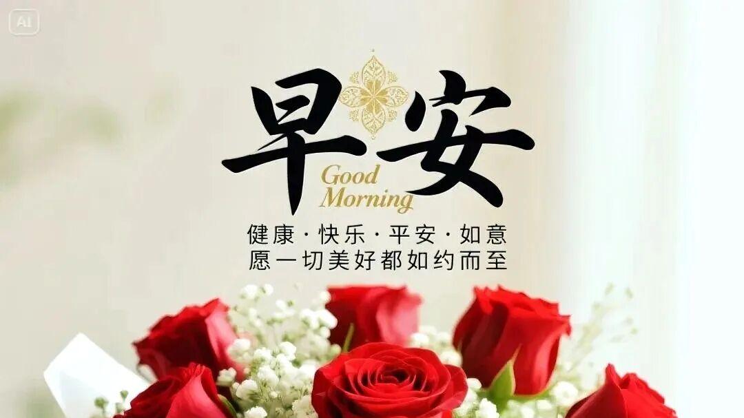 早安这样发，心想事成，平安顺遂，万事胜意