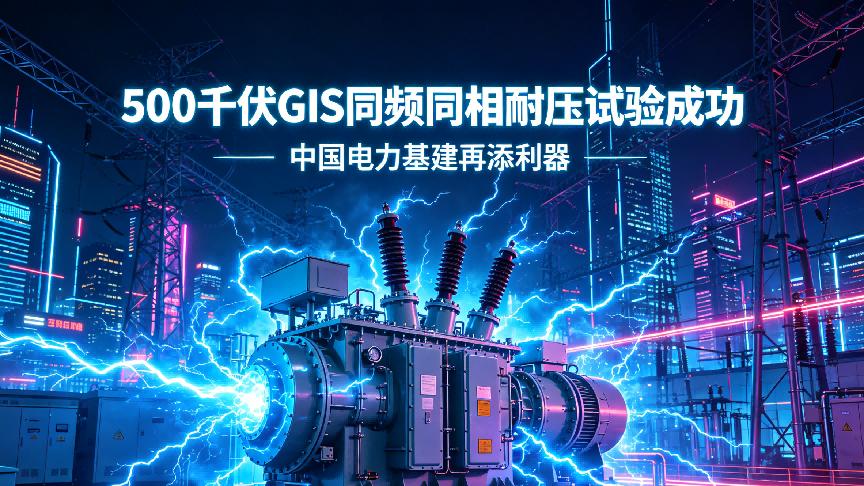 500千伏GIS同频同相耐压试验成功，中国电力基建再添利器