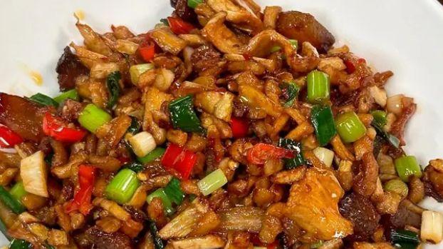 湖南地道农家小炒！油渣配萝卜干干香下饭巨解馋