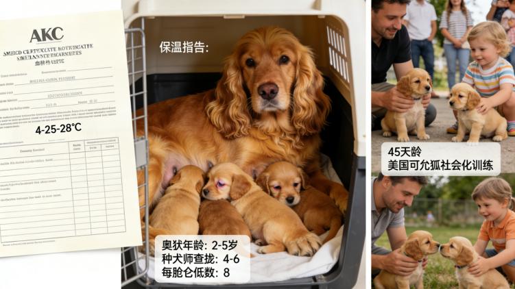 美国可卡犬全解析：从猎场精灵到家庭甜心