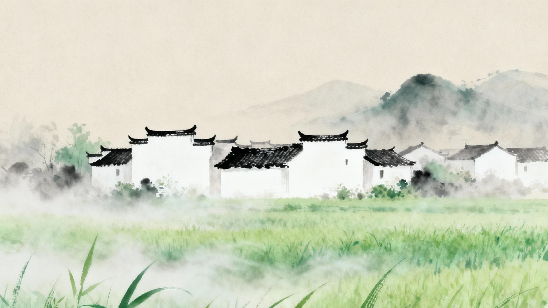 模力漫AI中式写意、国风、田园等风格图片生成