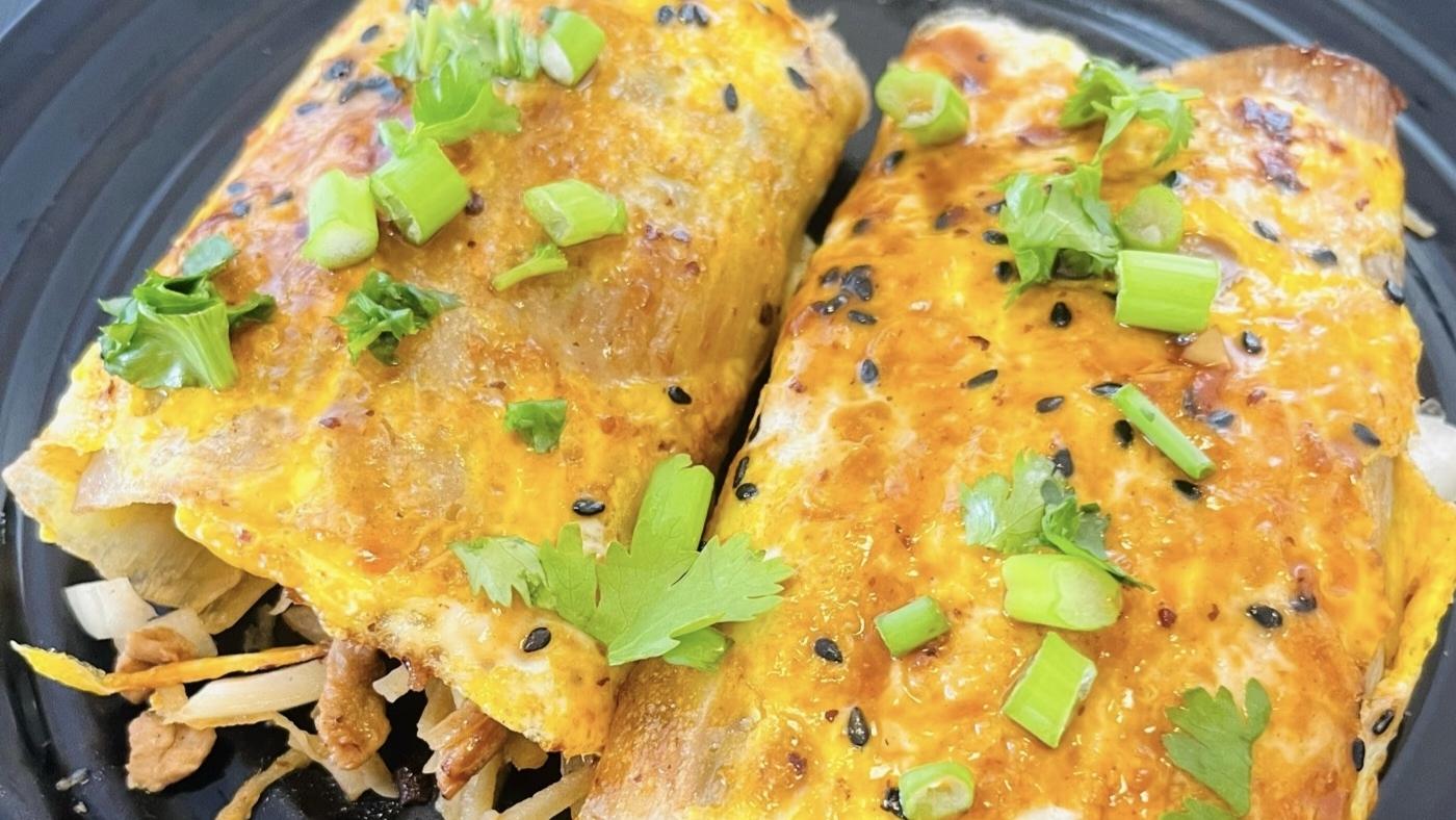 一盘镬气十足的炒冷面