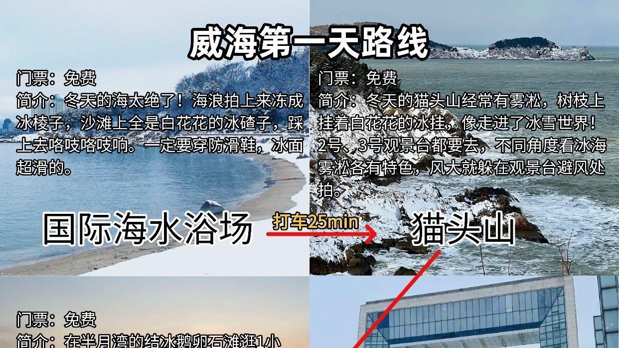 威海旅行，保姆级三天两晚的攻略