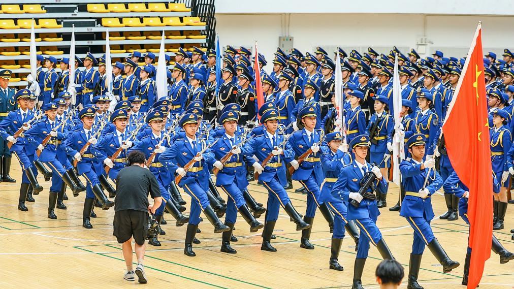 广州市城市建设职业学校国旗护卫队在2026年粤港澳学校国旗护卫队交流展示活动中勇夺一等奖