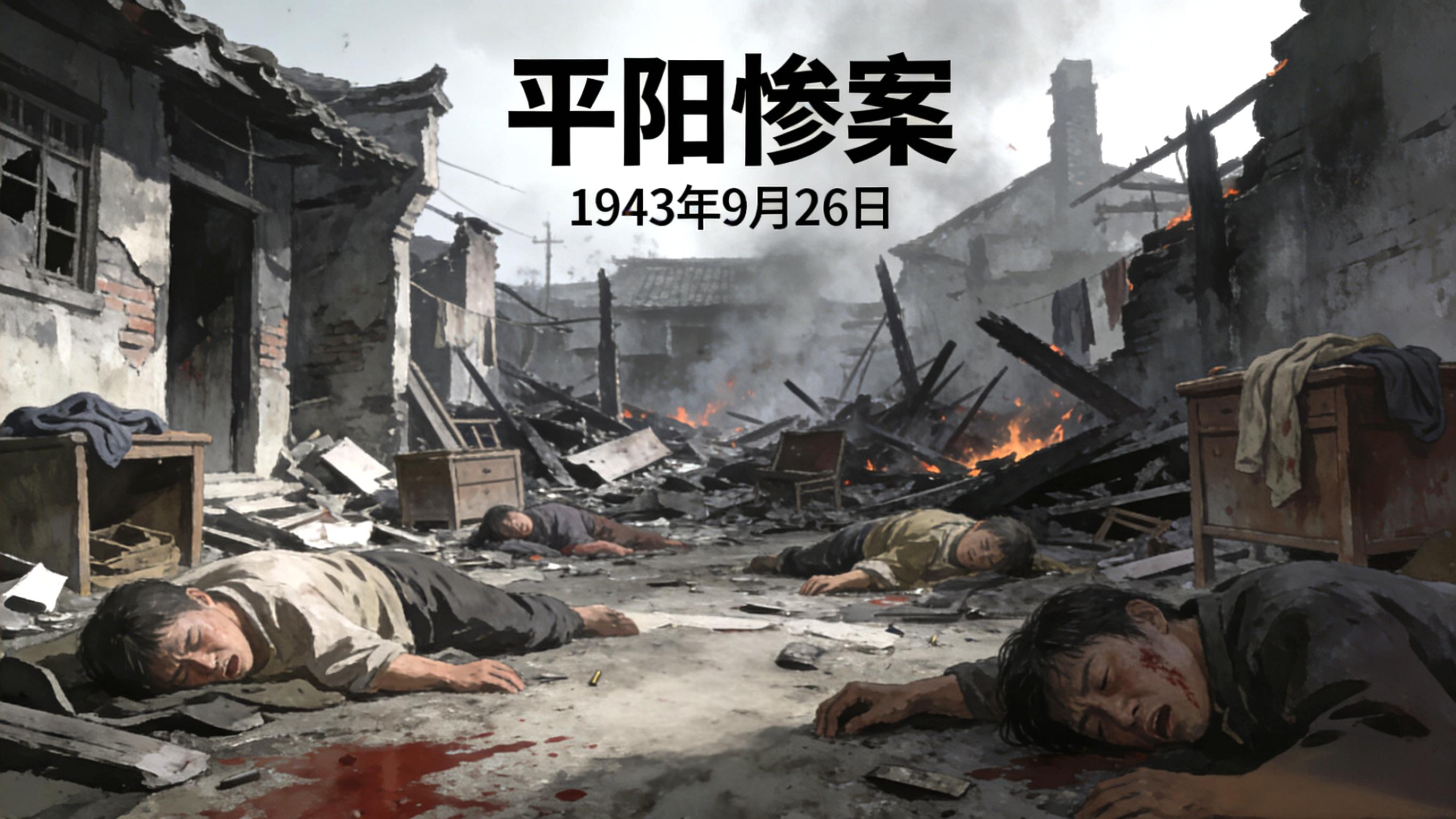 平阳惨案：日军残杀中国人，手段极其残忍
