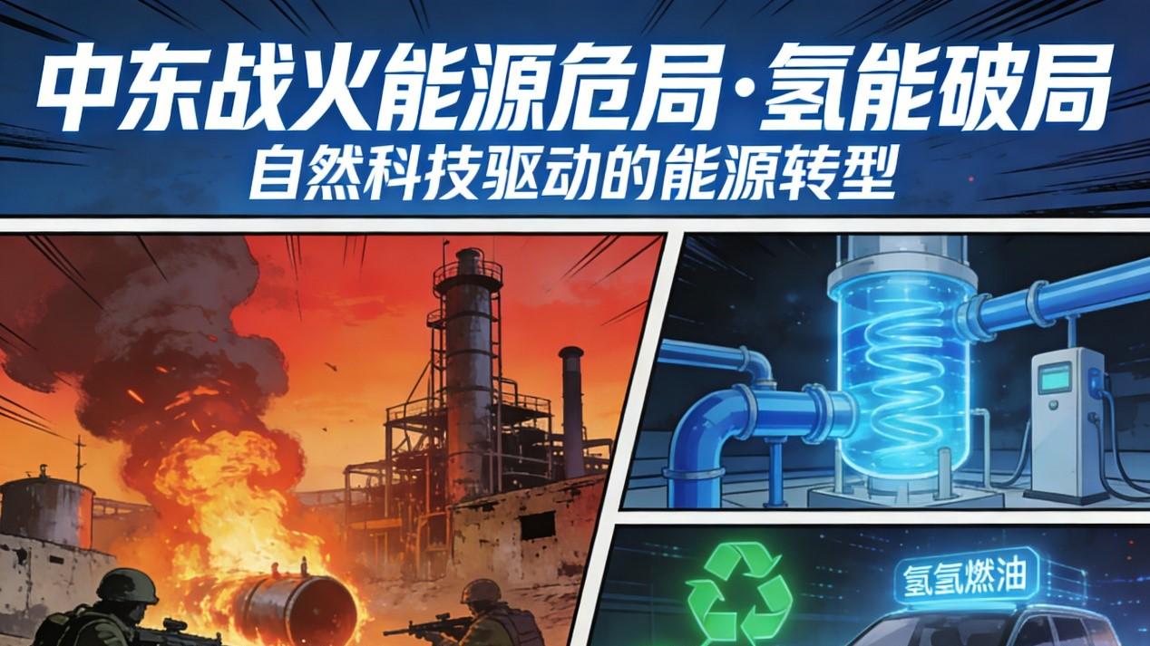 中东战火又起，我们的能源命门被掐住？氢能或是中国破局终极答案