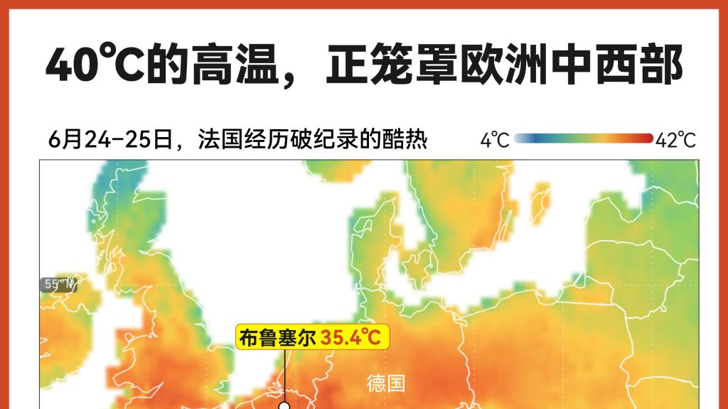 四张图读懂破纪录的欧洲热浪：为何今年格外热？空调怎么那么难装？