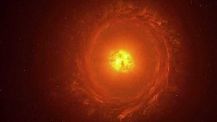 宇宙中最大的恒星之一可能正准备爆炸