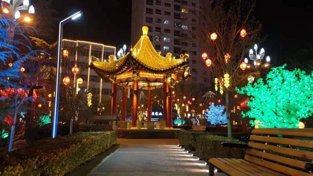 太美了！平凉夜刷屏啦