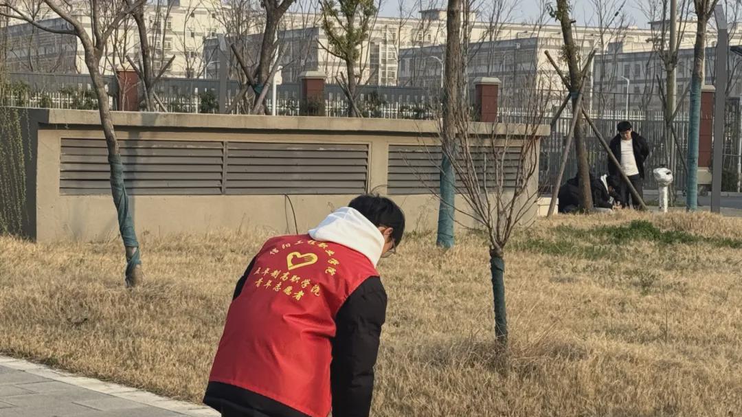 信阳工程职业学院：植绿护美守文明 劳动实践显担当