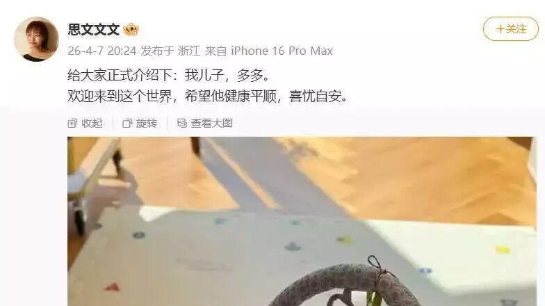 脱口秀演员思文官宣生子，独立女性人设崩塌？