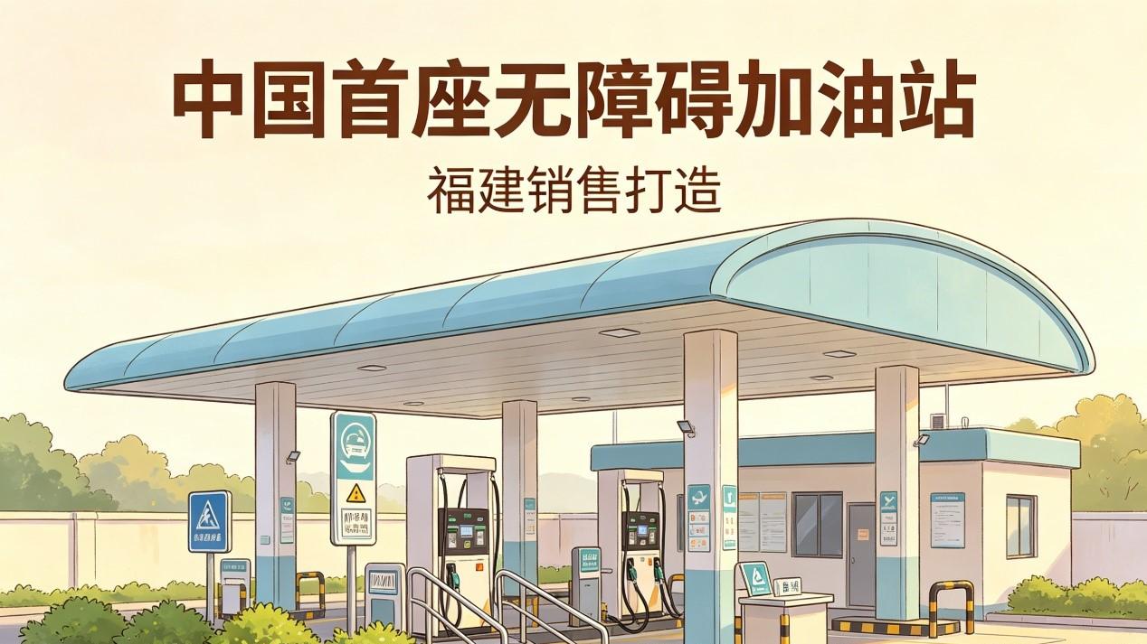从“加油”到“加关怀”，全国首座无障碍加油站亮相福建