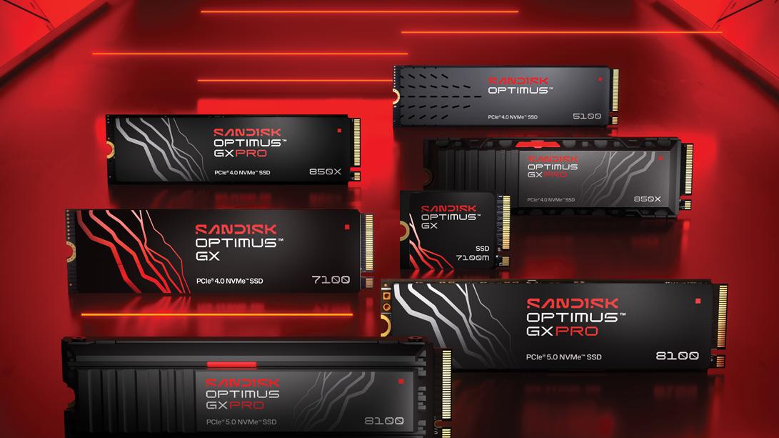 Sandisk 闪迪正式推出 SANDISK Optimus® SSD 产品品牌
