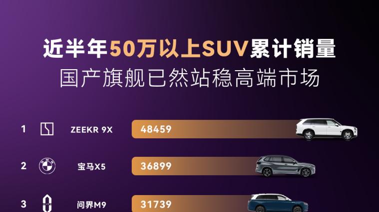 销量证明一切，极氪9X的权威无需多言