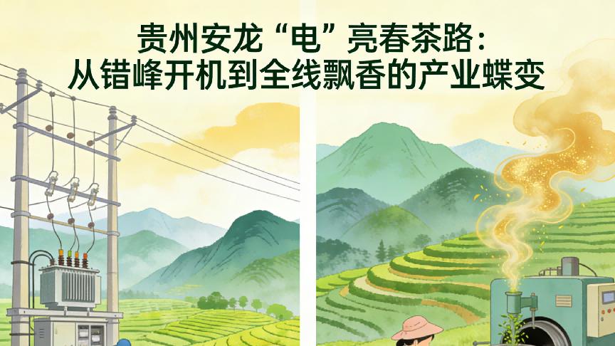 贵州安龙“电”亮春茶路：从错峰开机到全线飘香的产业蝶变