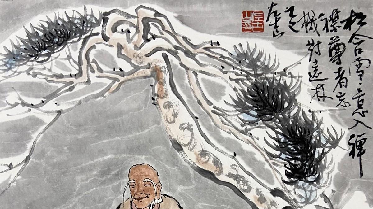 左古山《静坐参妙理》荣膺2025大阪世博会MYDOME国际展会金奖