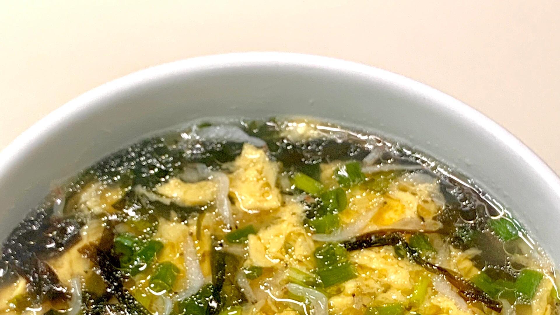 紫菜虾皮蛋花汤