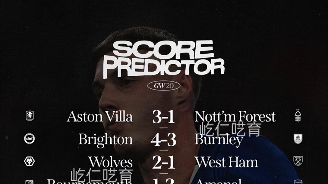 SI预测英超：伯恩茅13枪手，利兹1-1曼联，曼城3-3蓝军，利物浦21