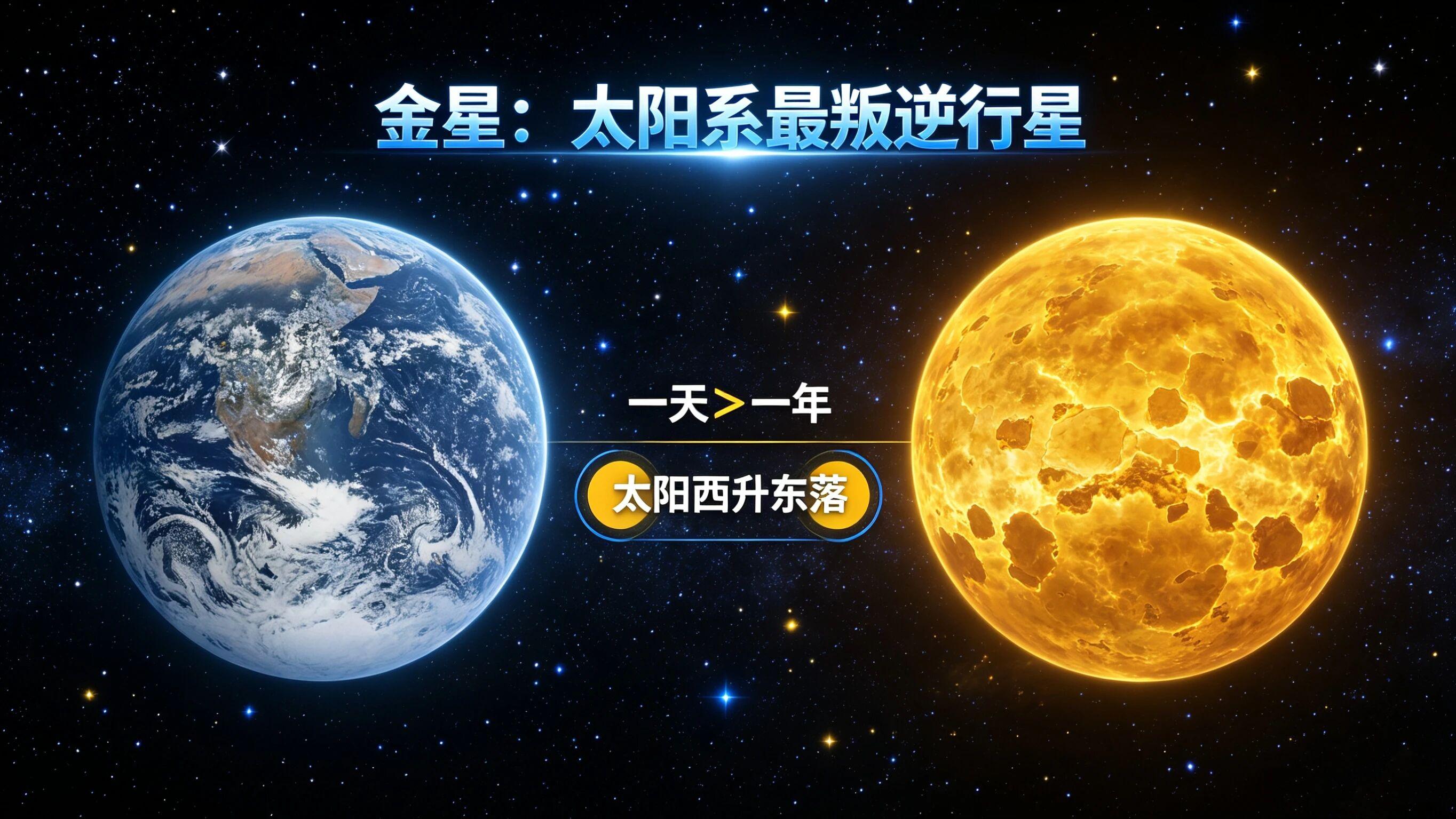 金星，八大行星中最叛逆的行星