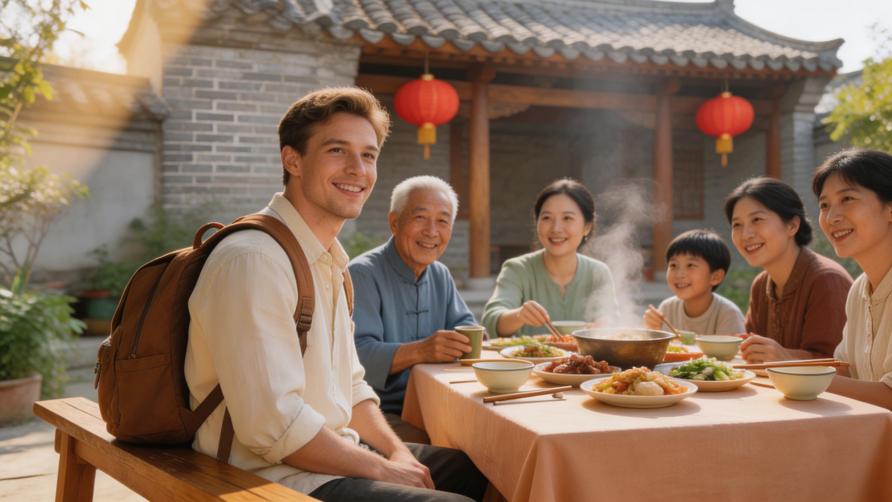 迷路误闯白事，却被热情招待：这个美国网红的视频，让 2300 万网友破防了