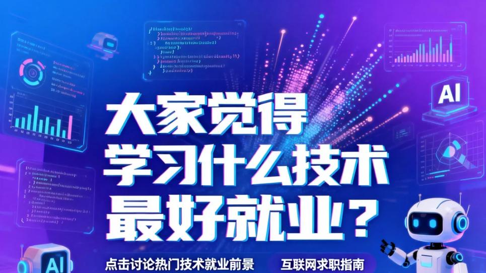 学习什么技术最好就业？互联网人掏心窝的实在建议！！