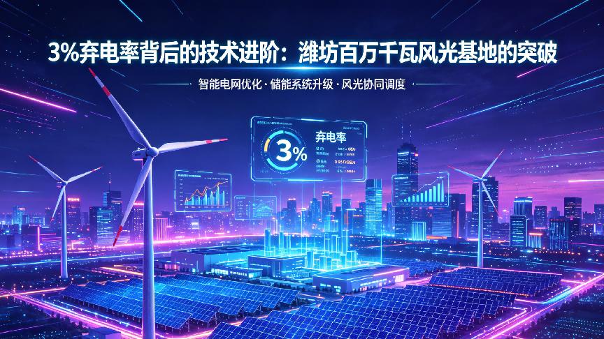 3%弃电率背后的技术进阶：潍坊百万千瓦风光基地的突破