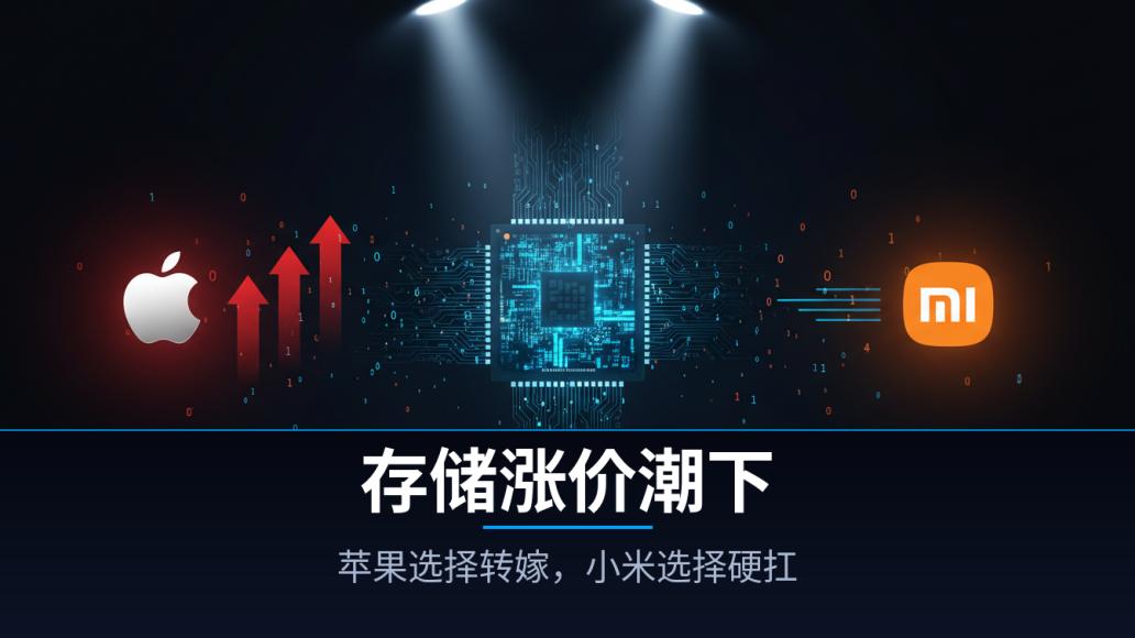存储涨价潮下，苹果选择转嫁，小米选择硬扛