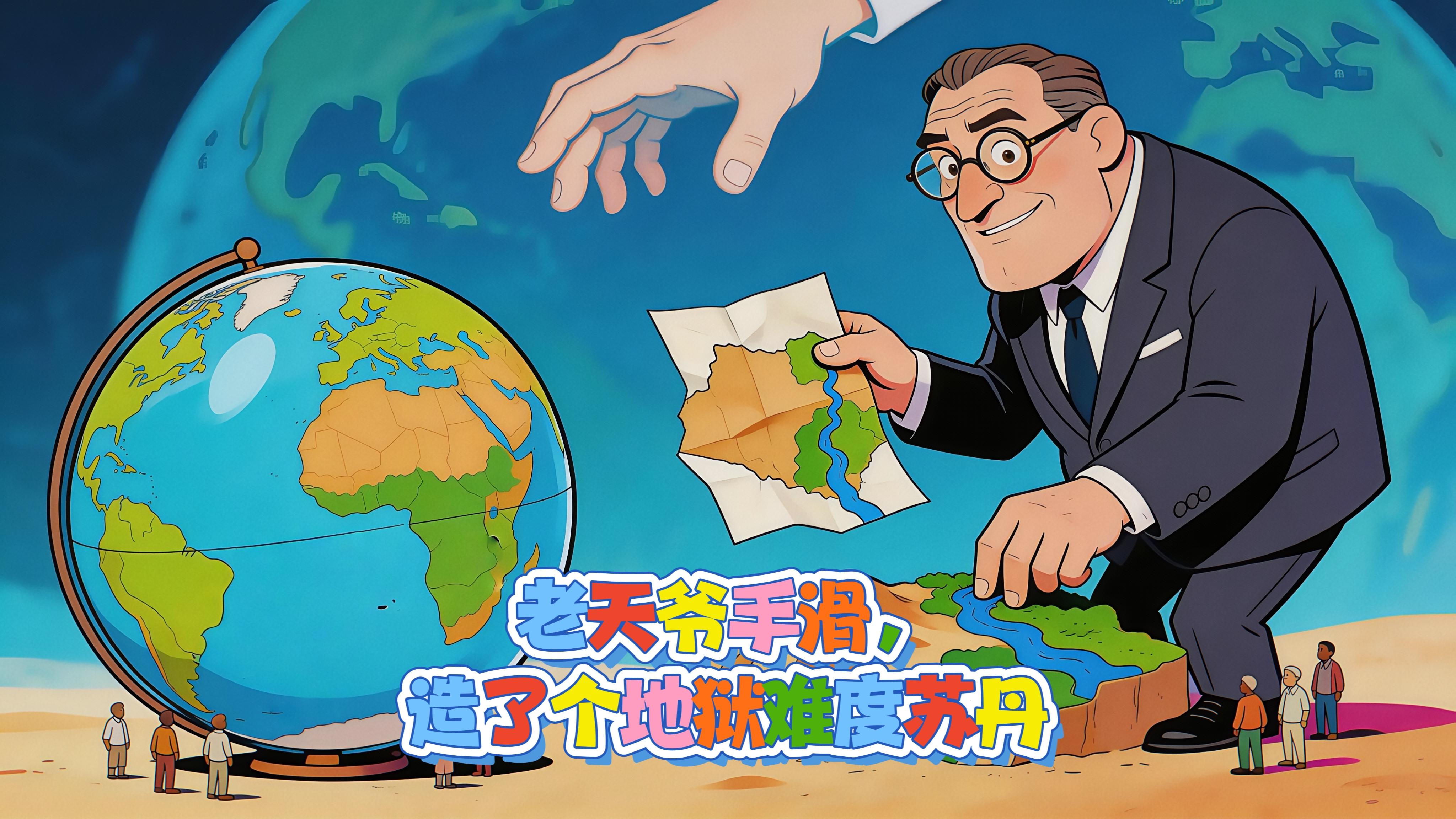 老天爷手滑造的国家：沙漠夹沼泽，往哪走都是死路