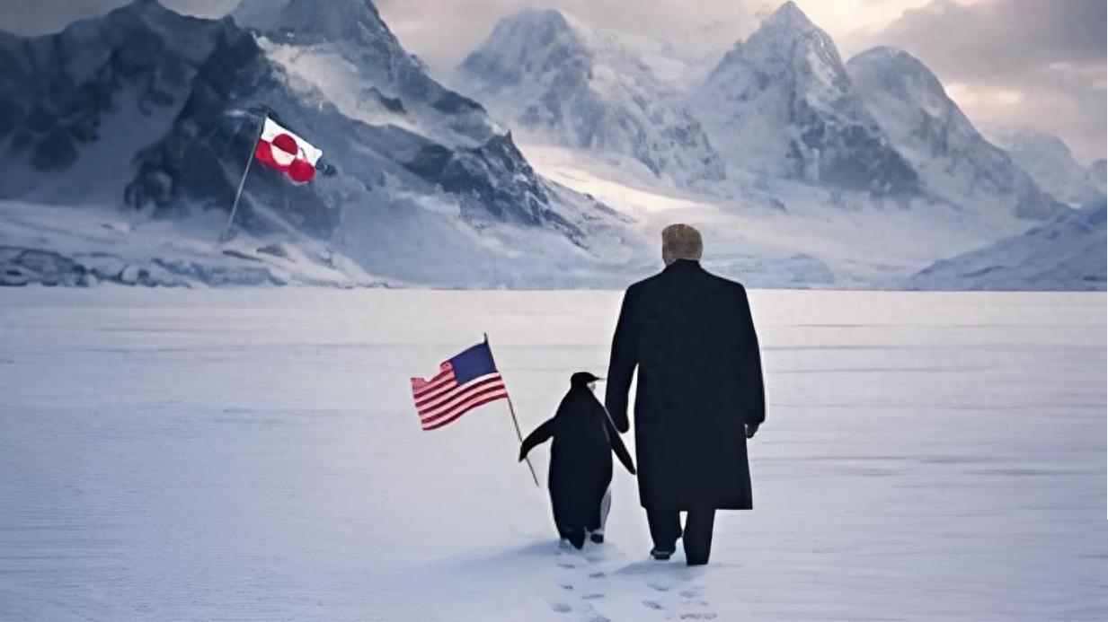 不是萌图，是战书！白宫AI企鹅露野心，新华社一招神反击全网叫好